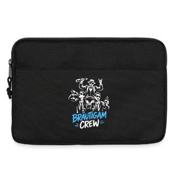 T-shirt de fête de garçon Hommes Grondement de fête de garçon - Sacoche pour ordinateur portable 13 pouces - noir - Devant