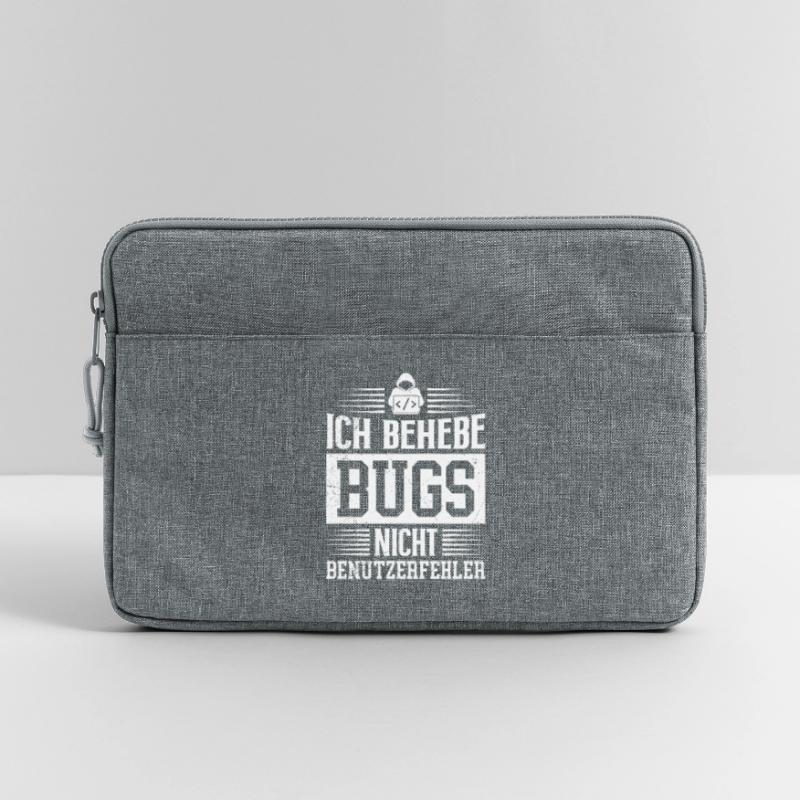 Coder I FIX BUGS NOT USER ERROR FUNNY Laptop bag 13"