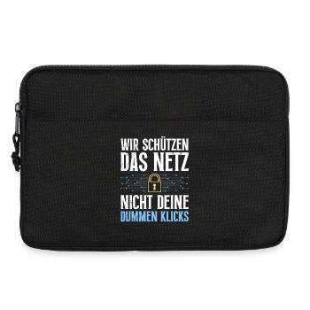 Computer Science WE PROTECT THE WEB, NOT YOURS - Laptop bag 13" - black - Front