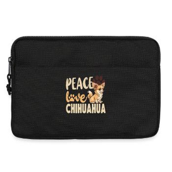Chihuahua Chihuahua Chihuahueño Paix - Sacoche pour ordinateur portable 13 pouces - noir - Devant