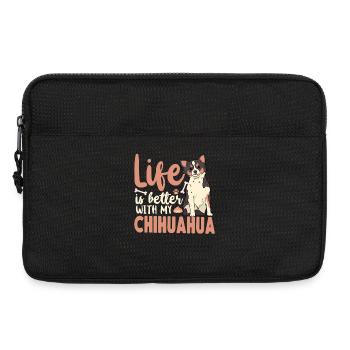 Chihuahua Chihuahueño Vie est - Sacoche pour ordinateur portable 13 pouces - noir - Devant