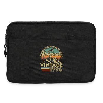 Original 1996 Vintage Vintage Birthday Retro - Sacoche pour ordinateur portable 13 pouces - noir - Devant