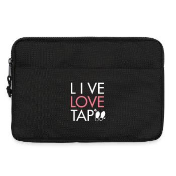 Live Love Tap Dance - Laptop bag 13" - black - Front