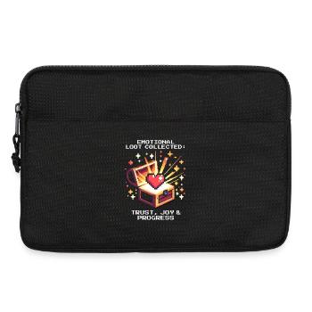 Emotional Loot | Progress in Social Work - Laptop bag 13" - black - Front