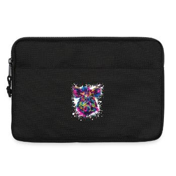 Colorful Wild Boar Portrait Splash - Laptop bag 13" - black - Front
