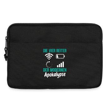 Nerd LES QUATRE CAVALIERS MODERNES DE L’APOCALYPSE - Sacoche pour ordinateur portable 13 pouces - noir - Devant