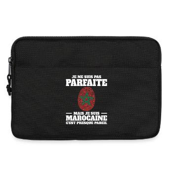 Ich bin eine marokkanische Frau mit Marokko-DNA - Laptoptasche 13" - Schwarz - Vorne