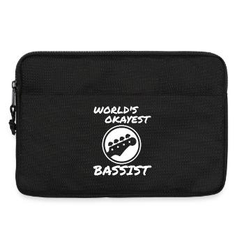 Der beste Bassist der Welt, lustiger Bassgitarrist, - Laptoptasche 13" - Schwarz - Vorne