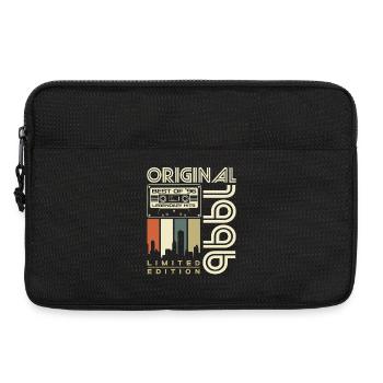 1996 Jahrgang geboren 30. Geburtstag Geschenk - Laptoptasche 13" - Schwarz - Vorne