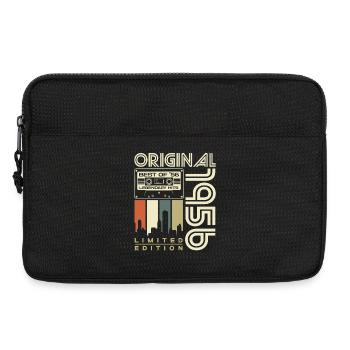 Vintage 1956 Né 70e anniversaire Rétro - Sacoche pour ordinateur portable 13 pouces - noir - Devant