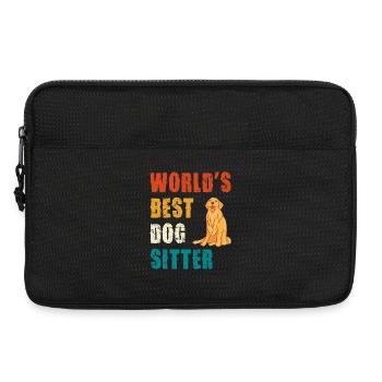 Weltbester Hundesitter - Laptoptasche 13" - Schwarz - Vorne