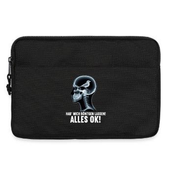 I had an X-ray everything ok funny saying - Laptop bag 13" - black - Front