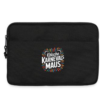 Kölsche Karnevalsmaus Karneval Köln Kölner Maus - Laptoptasche 13" - Schwarz - Vorne