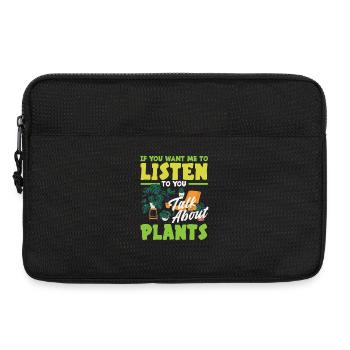 Les amateurs de plantes veulent que j’écoute, à propos de - Sacoche pour ordinateur portable 13 pouces - noir - Devant