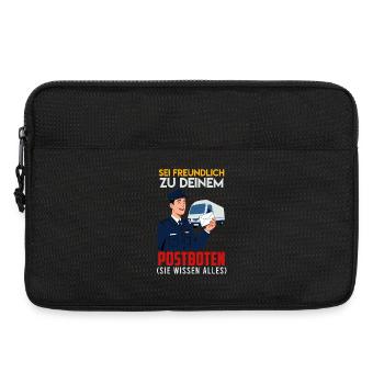 Postman BE KIND TO YOUR POSTMAN ISEI - Laptop bag 13" - black - Front