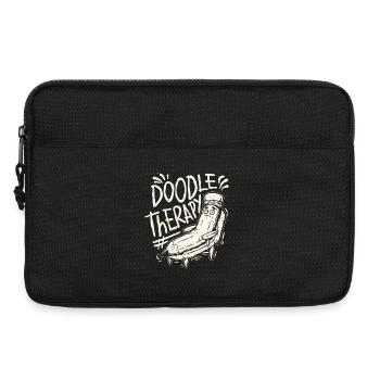 Doodle Doodle Drawing - Laptop bag 13" - black - Front