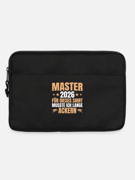Master 2026 Lange Ackern - Mastertitel - Laptoptasche 13" - Schwarz
