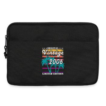 2006 Vintage 20th Birthday Retro Gift - Laptop bag 13" - black - Front