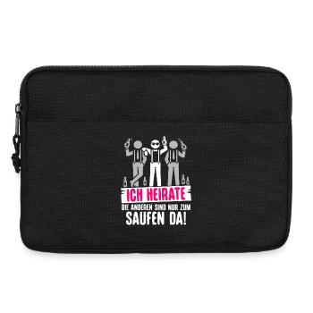 T-shirt du marié Enterrement de vie de garçon Garçons Enterrement de vie de garçon - Sacoche pour ordinateur portable 13 pouces - noir - Devant