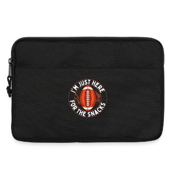 I'm Just Here For The Snacks Player Fan Football - Laptoptasche 13" - Schwarz - Vorne