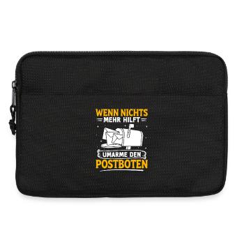 Postboten WENN NICHTS HILFT UMARME DEN POSTBOTEN - Laptoptasche 13" - Schwarz - Vorne