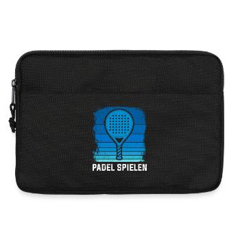 PADEL PLAY Padel Racket Sport Drôle - Sacoche pour ordinateur portable 13 pouces - noir - Devant