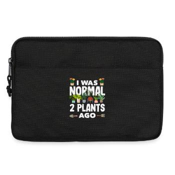 Normal 2 Pflanzen Ago Funny Gardener Garten - Laptoptasche 13" - Schwarz - Vorne
