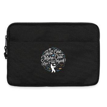 Just One More Cast Lies I Tell Myself Angler - Laptoptasche 13" - Schwarz - Vorne