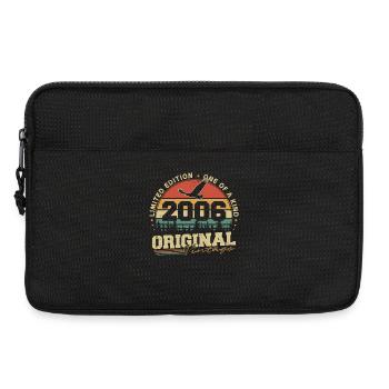Original 2006 Vintage Vintage Anniversaire Rétro - Sacoche pour ordinateur portable 13 pouces - noir - Devant