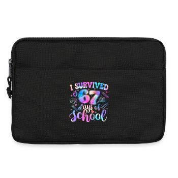 Survived 67 Days School Meme Trend Students - Laptop bag 13" - black - Front