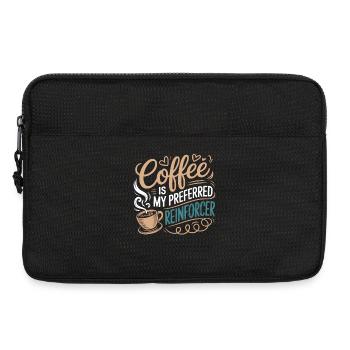 Coffee Is My Preferred Reinforcer - Laptop bag 13" - black - Front