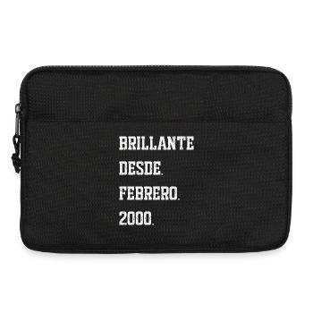 Anniversaires : février 2000 - Sacoche pour ordinateur portable 13 pouces - noir - Devant