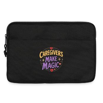 Pflegerin Pfleger Altenpflege Caregivers Magic - Laptoptasche 13" - Schwarz - Vorne