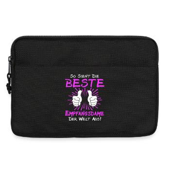 Receptionist Saying - Laptop bag 13" - black - Front
