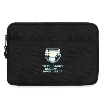 Dieser Daddy ragequittet nicht | Papa - Laptoptasche 13" - Schwarz - Vorne