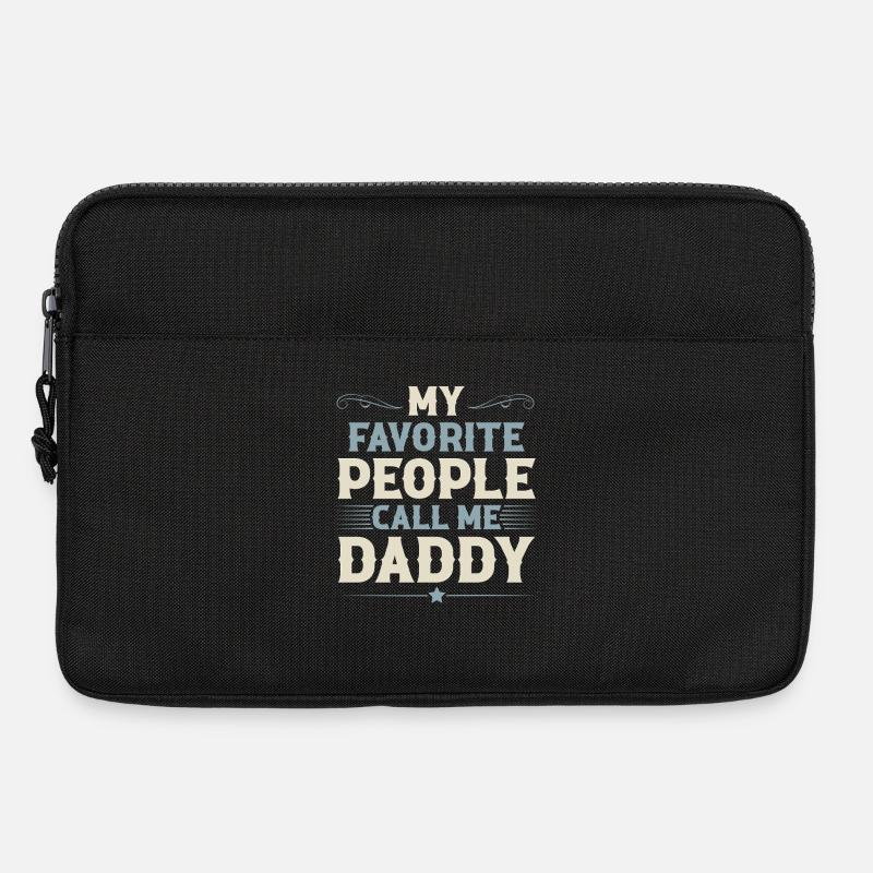 Papa Vater Vatertag - Laptoptasche 13" - Schwarz