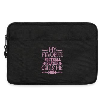 My Favorite Football Player Calls Me Mom Season - Laptop bag 13" - black - Front