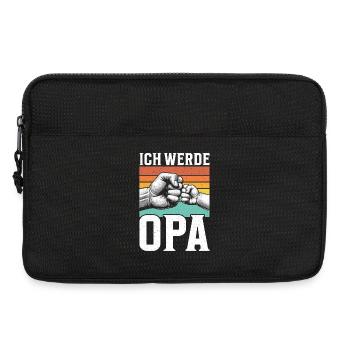 Ich Werde Opa Baby Großvater Pops Großeltern - Laptoptasche 13" - Schwarz - Vorne