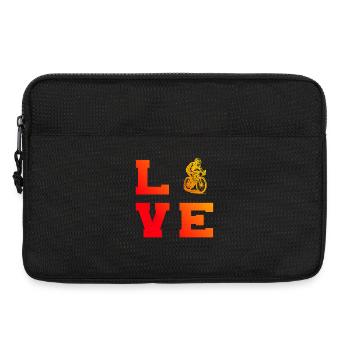 Direkte Roadbike Aussage - Laptoptasche 13" - Schwarz - Vorne