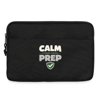Ruhe Schlägt Panikbereitschaft, Lebensstil, - Laptoptasche 13" - Schwarz - Vorne