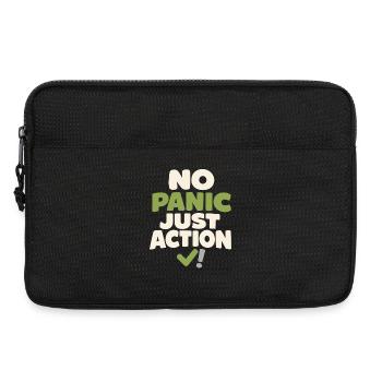 Ruhe Schlägt Panikbereitschaft, Lebensstil, - Laptoptasche 13" - Schwarz - Vorne