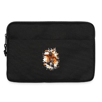 Elch Snowboard - Laptoptasche 13" - Schwarz - Vorne