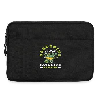 Gardening Favorite Season Funny Gardener - Laptop bag 13" - black - Front