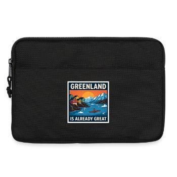Le Groenland est déjà un paysage exceptionnel pour le kayak - Sacoche pour ordinateur portable 13 pouces - noir - Devant