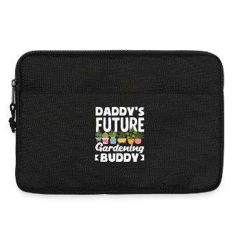 Daddy's Future Gardening Buddy Lustiger - Laptoptasche 13" - Schwarz - Vorne