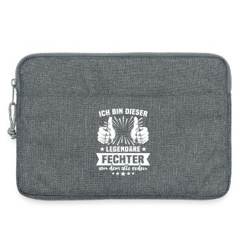 Fencer Legend - Laptop bag 13" - heather grey - Front