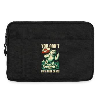 On ne peut pas mettre de prix sur la chemise du drapeau du Groenland - Sacoche pour ordinateur portable 13 pouces - noir - Devant
