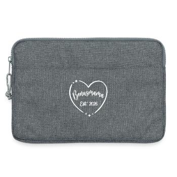 Bonusmama 2026 Beste Stiefmutter Danke Bonus Mama - Laptoptasche 13" - Grau meliert - Vorne