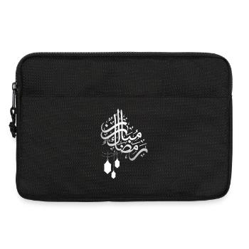 Ramadan_Mubarak - Laptop bag 13" - black - Front