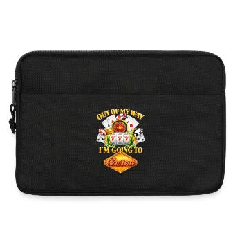 Out Of My Way – I'm Going To The Casino - Laptoptasche 13" - Schwarz - Vorne